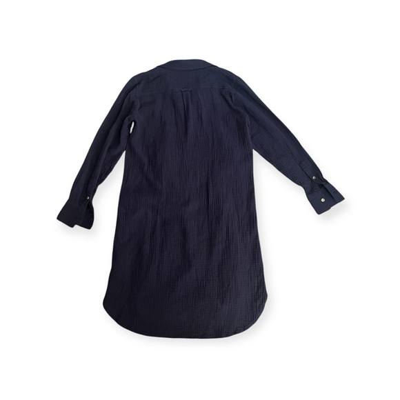 J. Crew Classic-fit soft gauze shirt-dress - Picture 3 of 4